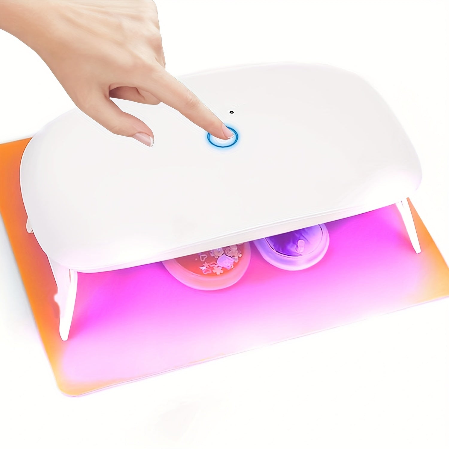 Linterna para Uñas - Ajustes de Temporizador 60/90/150S, Herramienta Profesional para Manicura y Pedicura, Diseño Portátil y Plegable para Moldes de Resina y Creación de Joyería