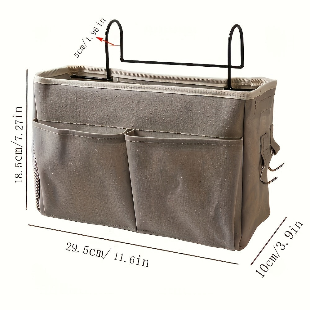 Organizador de Almacenamiento Multifuncional para Pared con Múltiples Bolsillos - Cesta Duradera y Montable en la Pared o Debajo de la Cama para Ahorrar Espacio en Dormitorios, Oficinas y Residencias Estudiantiles - Diseño Minimalista para Guardar Sábana