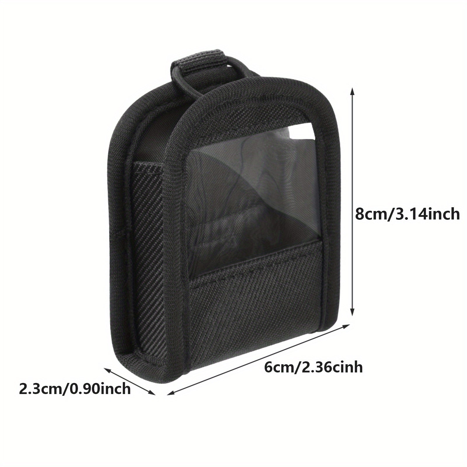 Mochila transmisora de guitarra negra - Correa ajustable, varias opciones de antenas, cierre de cremallera seguro para guitarra de bajo e instrumentos, equipo de músico, diseño elegante, construcción duradera