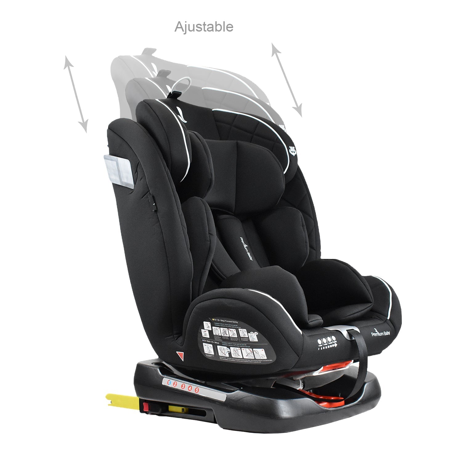 SILLA CARRO BEBÉ EOS 360° NEGRO PREMIUM BABY