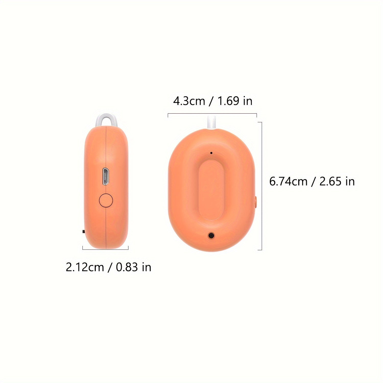 Collar purificador de aire IONKINI: Ionizador de aire portátil para todas partes - Aire limpio en cualquier lugar - Adecuado para uso en exteriores, hogar, automóvil e interiores - Carga USB con batería incorporada - Regalo perfecto para familiares, amig