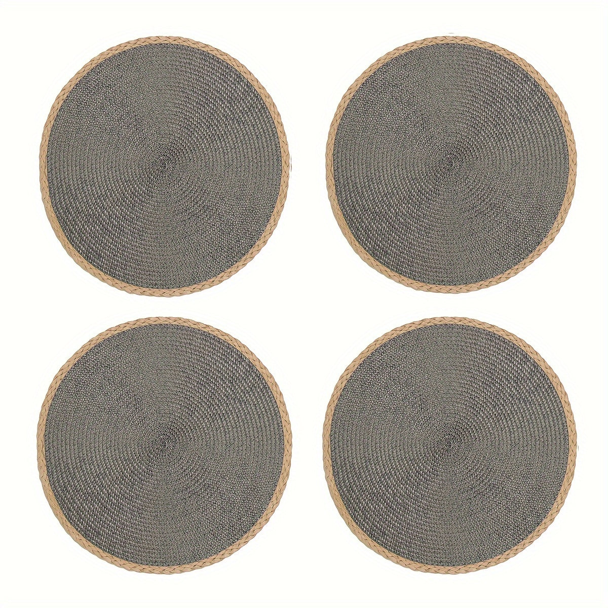 4/6 Piezas de Manteles Redondos, Temática Halloween, 15 Pulgadas Antideslizantes y Lavables para Uso en Interiores y Exteriores, Ideales para Bodas y Decoraciones de Fiestas