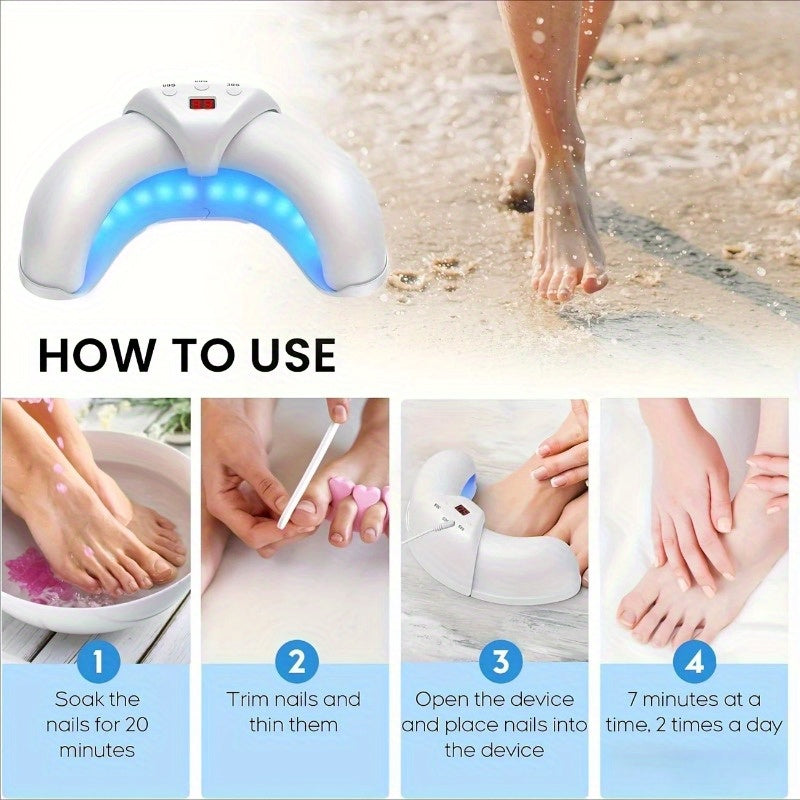 Linterna de Uñas con USB y Pantalla Digital - 3 Modos Ajustables, Sin Batería, Diseño Ergonómico con Temporizador, Inodoro, Fácil de Usar, Rápida para Manos y Pies, Regalo Perfecto para Acciones de Gracias, Halloween, Día de San Valentín, Día de los Inoc