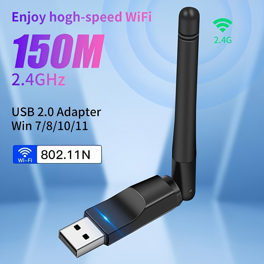 Momotor Amplificador de Señal WiFi - Modelo 2025, Alimentado por USB, Mejora tu WIFI para Hogar, Oficina y Cafeterías, Banda de 2.4GHz