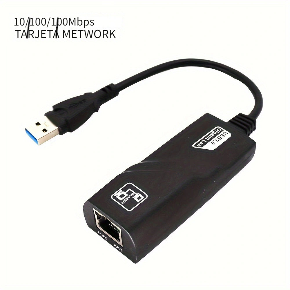 Adaptador de Ethernet USB 3.0 de 1000Mbps/100Mbps, tarjeta de red RJ45 para PC/Portátil, compatible con Smartthings, alimentado por USB, tensión de funcionamiento ≤36V