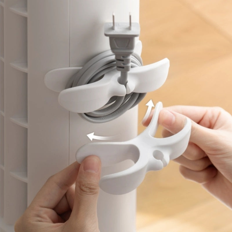 2 piezas de clips organizadores de cables para electrodomésticos de cocina, soportes de gestión de cables para freidor de aire, máquina de café, almacenamiento de cables de mezclador