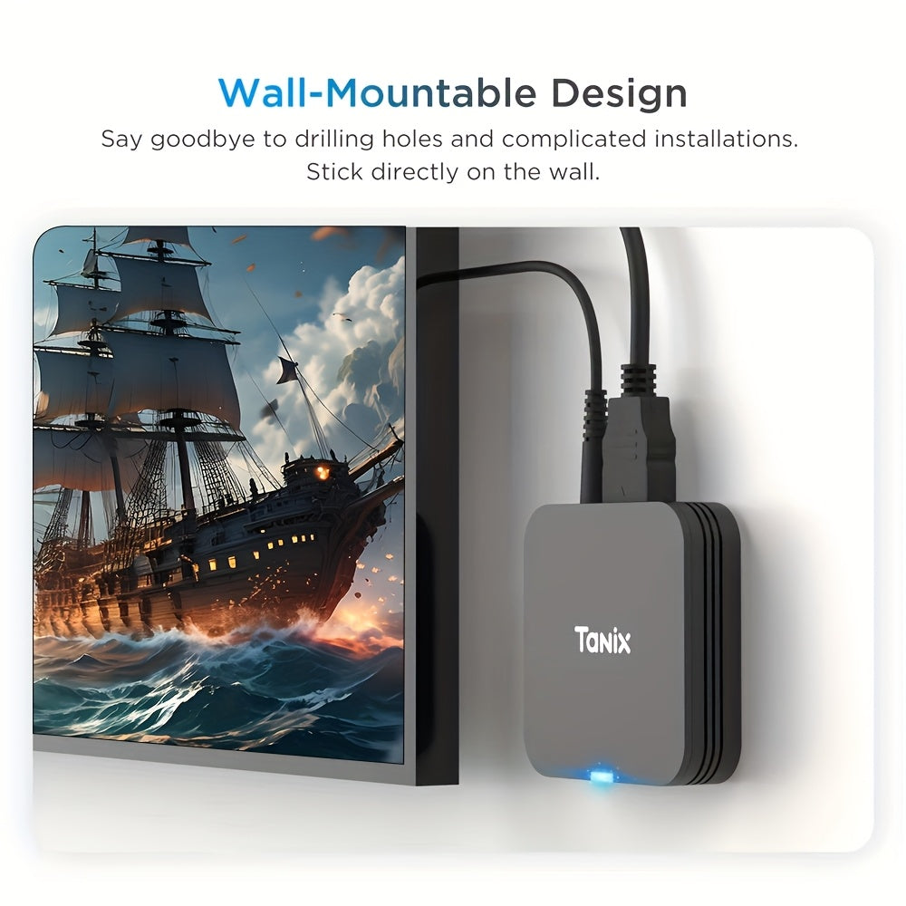Nueva actualización de Tanix TX1 Ultra Mini Smart Network Set-Top Box con Android 10, compatible con 4K Full HD WiFi, procesador cuadricore ALLWINNER H313, dispositivo de transmisión de streaming para interacción de múltiples pantallas, ideal para uso en