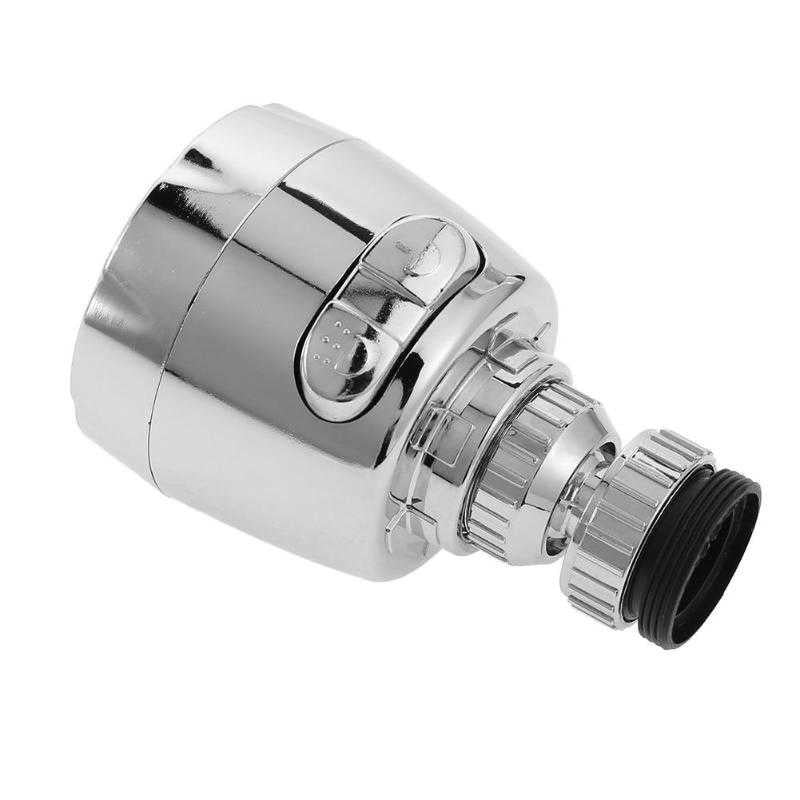 Cabezal de ducha y aireador para grifo giratorio 360° de acero inoxidable – Ahorrador de agua, antiderrames, adaptable para cocina y baño con 2 modos de rociado, resistente a la oxidación, acabado multicapa electrolítico, ajustable | Artículos de cocina