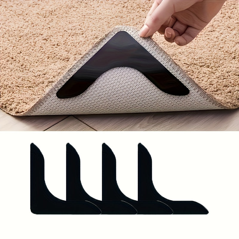 4/8/20/30pcs Fijador Avanzado Antideslizante para Alfombras - Adecuado para Salas de Estar, Comedores y Baños - Evita Resbalones en Azulejos y Suelos de Madera