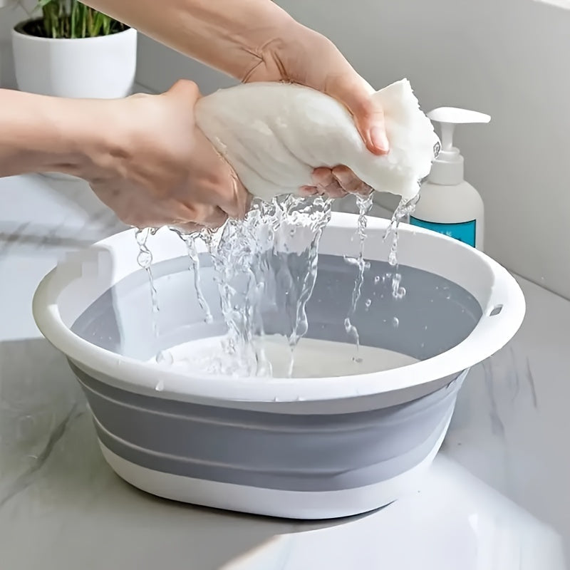 Baño de pies plegable cuadrado portátil - Hiposensibilidad, plástico duradero, no necesita energía, ideal para el hogar y el viaje, mejora la circulación y la relajación, bañera de pies, spa de pies, spa de pies