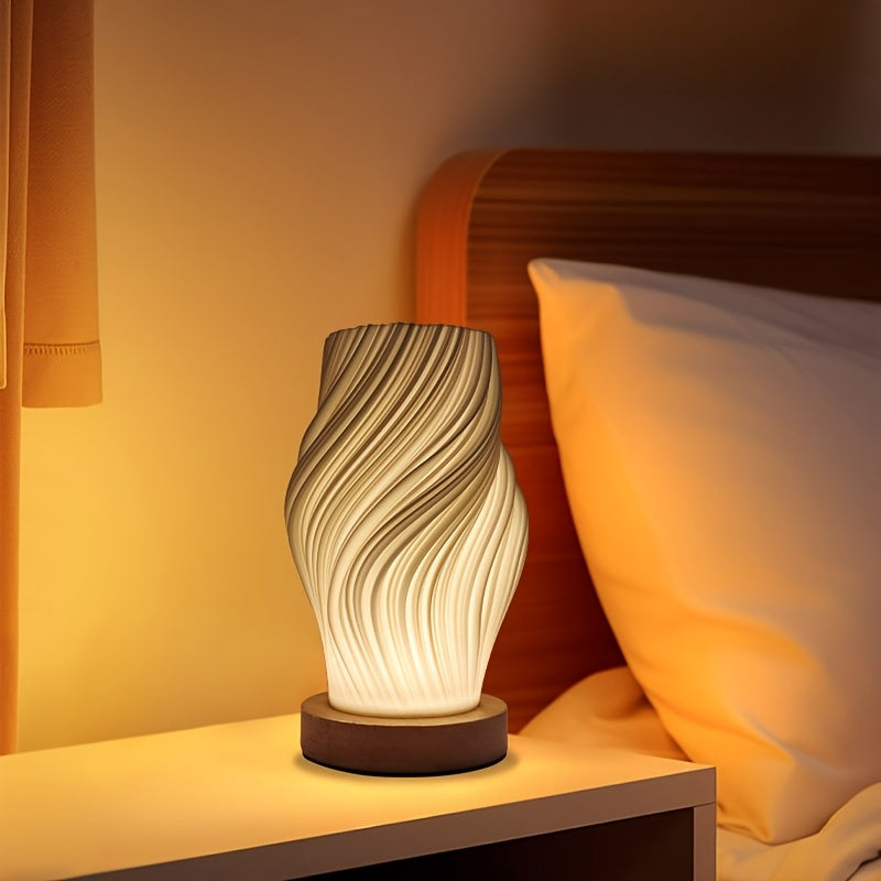 Linterna de mesa LED creativa y sencilla con temperatura de color y brillo ajustables, adecuada para sala de estar, dormitorio, mesita de noche y comedor