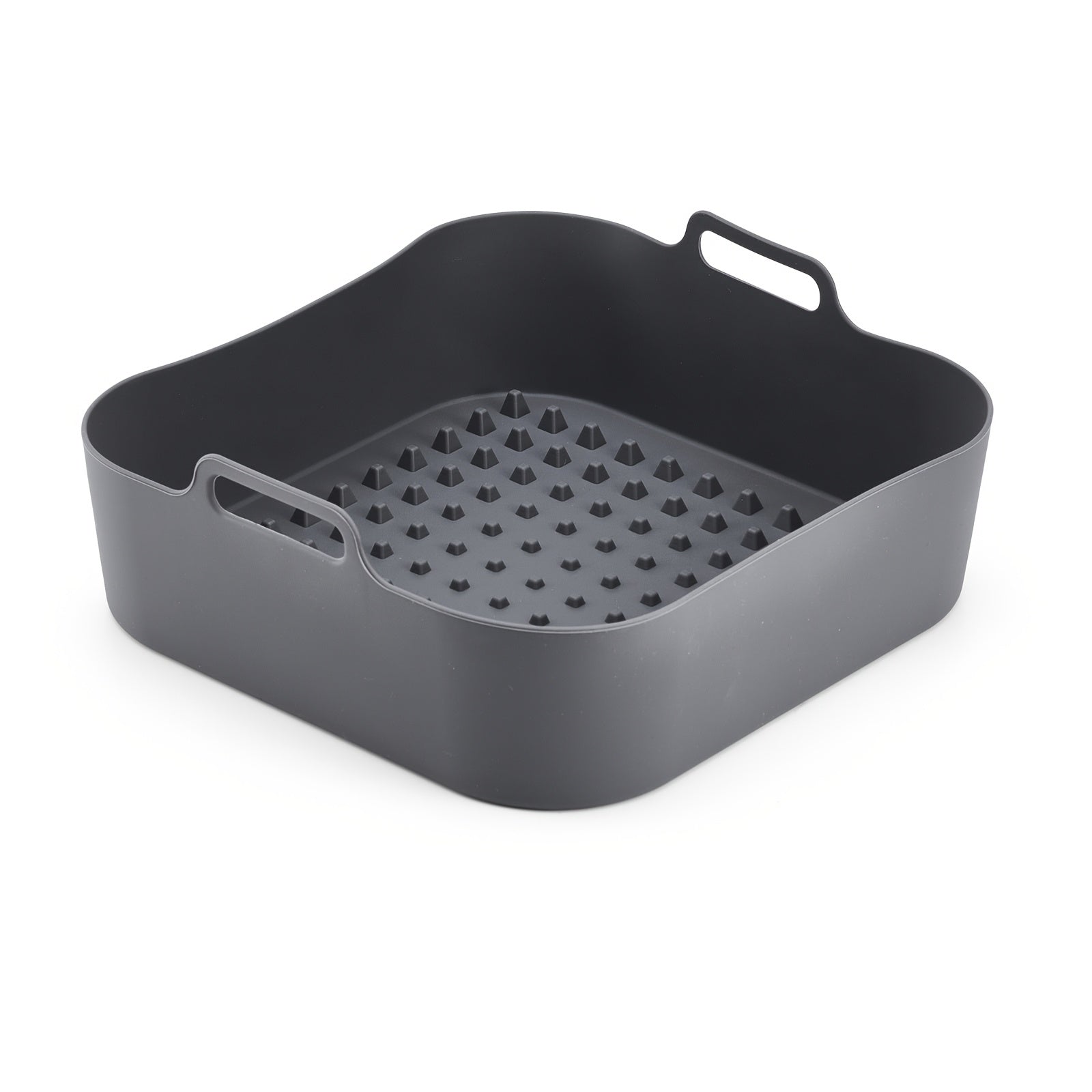 Alfombrilla de Silicona Reutilizable para Freidora de Aire Cuadrada - Forro para Cocinar Saludable, Perfecto para Aperitivos y Postres, Accesorio de Cocina Fácil de Limpiar
