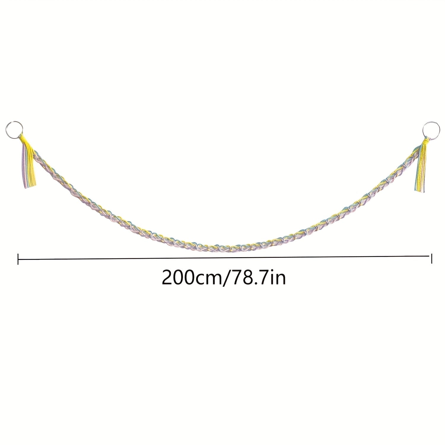 Almacenamiento de Juguetes de Tela Coral con Cuerda Colgante y Bolsa de Red Tejida - Organizador Multiusos para Sombreros, Calcetines y Decoración de Habitaciones Infantiles, Cadena Decorativa, Diseño Divertido | Construcción Resistente