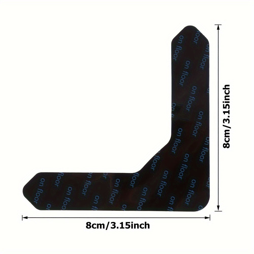 4/8/16/24pcs Pegatinas para Alfombras de Alta Calidad Antideslizantes y Anti-taladro Adecuadas para Salón, Comedor y Baño, Evitan que las Alfombras se Muevan y se Enrollen los Bordes