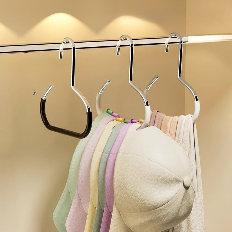Soporte de sombrero 8 en 1, colgador de gorras de béisbol integrado en el armario del dormitorio, estante de exhibición colgante multifuncional para uso doméstico, sin rastro, sin gancho, 12 meses para almacenamiento de sombreros, mantén los sombreros li