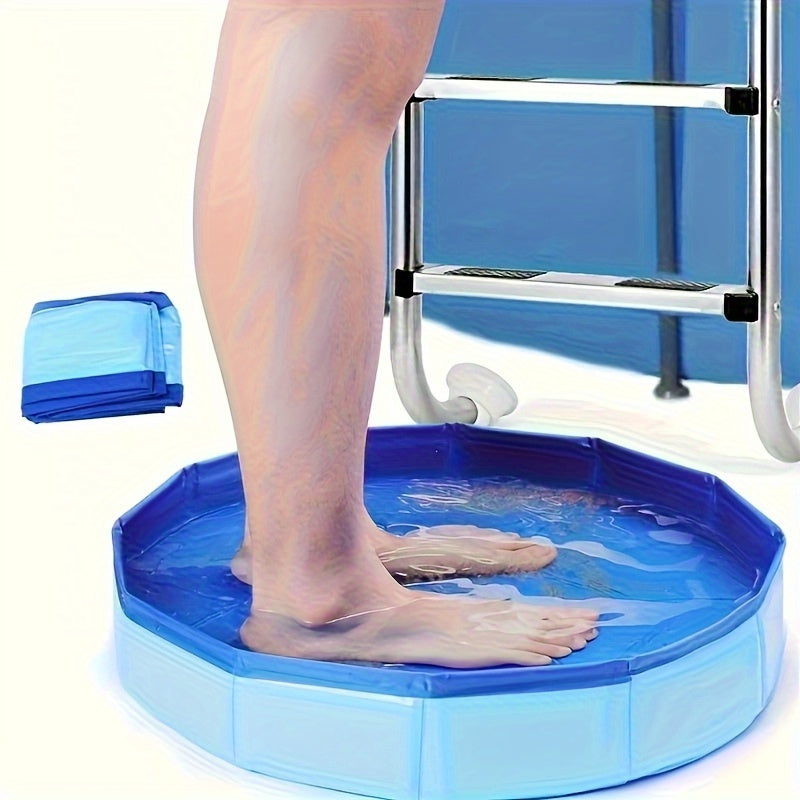 5 unidades/1 unidad, bañera de pies plegable portátil, bañera de PVC duradera con múltiples componentes, no requiere electricidad, fácil almacenamiento y transporte para el hogar, exteriores, piscinas, viajes, bañera de pies portátil, piscinas y spa, uso