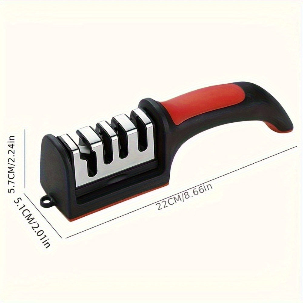 Afila Cuchillos ProSharp Grado 4/3 con Piedras de Afilar de Tungsteno y Diamante Cerámico - Afilador Manual para Cocina, No Eléctrico, para Todo Tipo de Cuchillos