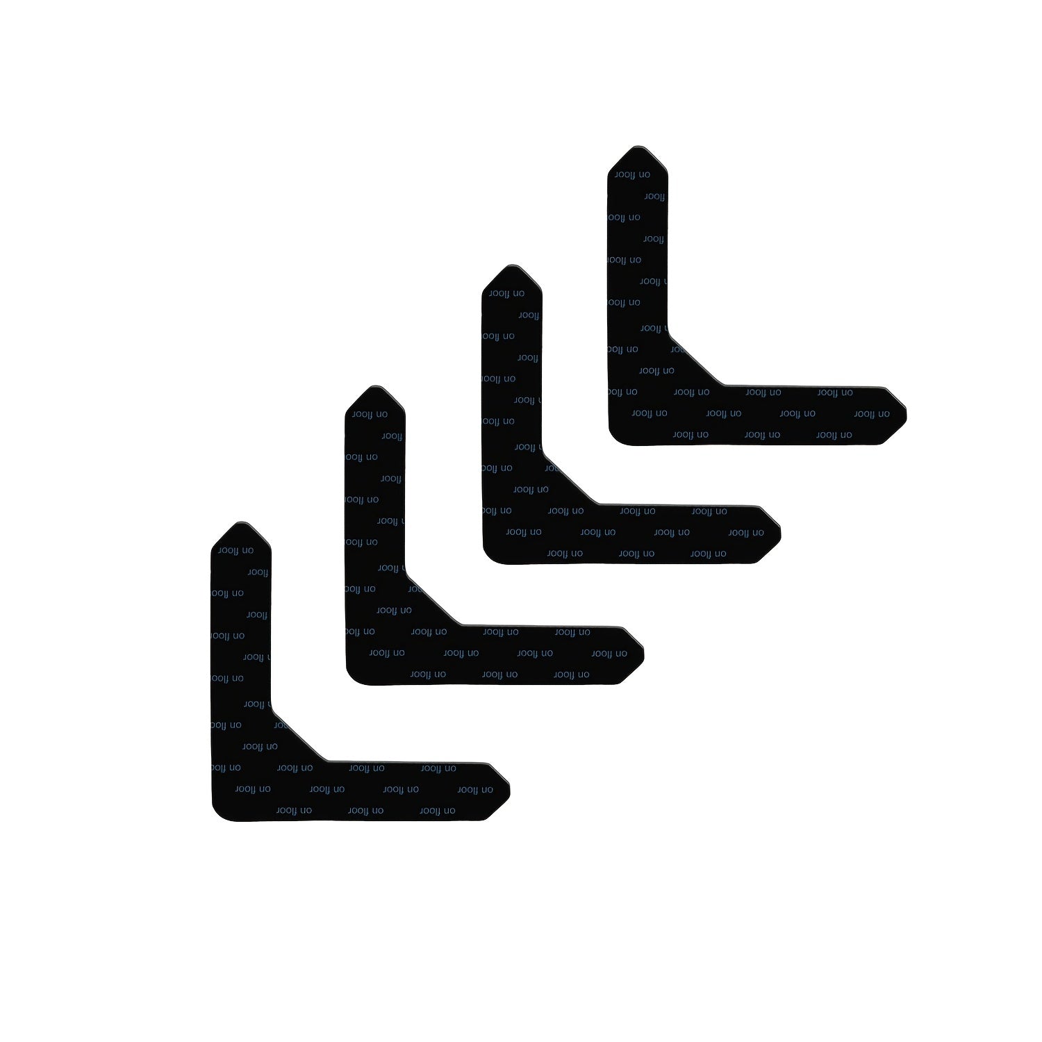 4/8/16/20piezas Cinta de sujeción de alfombra antideslizante - Lavable, Reutilizable, Adhesivo de doble cara para pisos de madera dura y baldosas