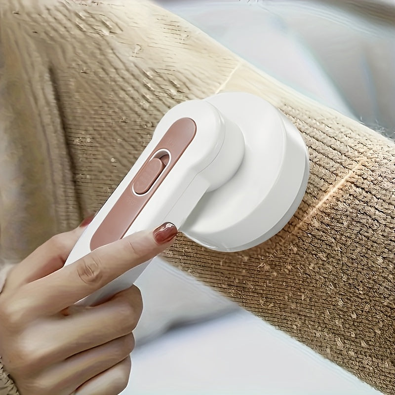 Afelpillador Eléctrico para Ropa, Eliminador de Pelusas con 1 Cuchilla de Repuesto, Despeluzcador de Suéteres y Prendas Tejidas, Ideal para Abrigos, Bufandas, Guantes, Muebles, Cortinas y Bolas de Pelusa