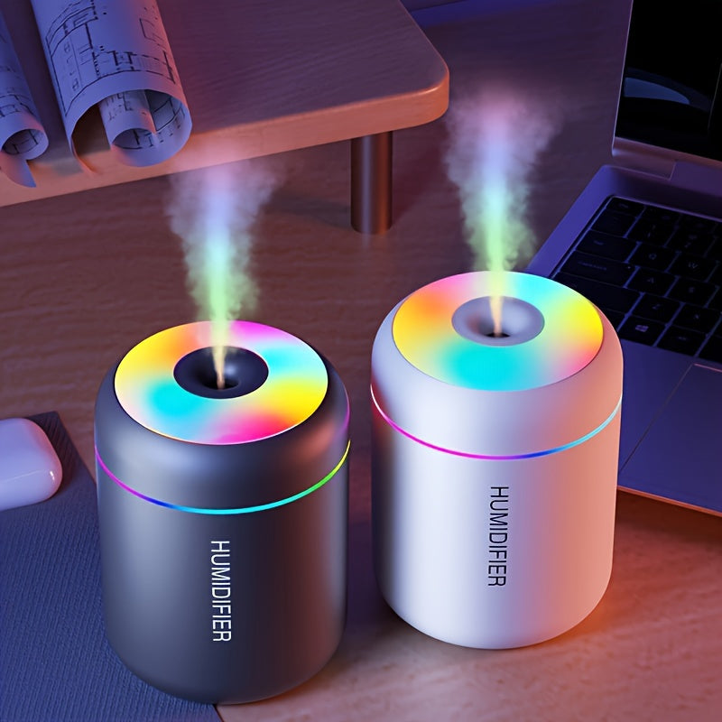 1pc de aceite esencial de aromaterapia difusor de niebla y humidificador con luz nocturna de cambio de color, función de niebla fría y promoción de la salud de las plantas - Refresque y purifique su habitación con una atmósfera tranquilizadora