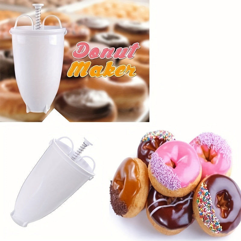 Kit Manual para Hacer Donas Fácil de Usar - Perfecto para Donas Caseras, Ideal para Hornear en Casa y Fiestas - No Requiere Baterías