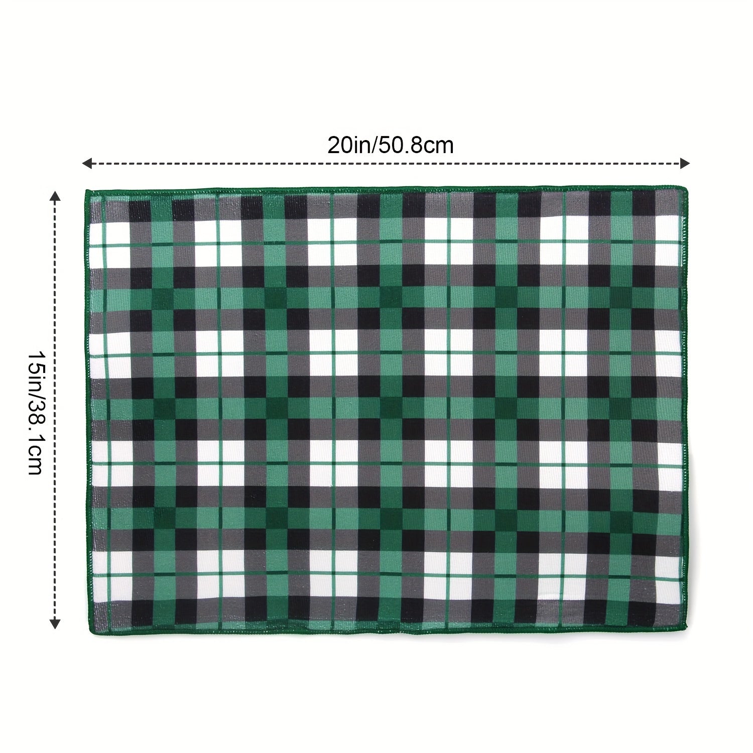 Alfombrilla de Secado de Platos de Microfibra Ultra Absorbente con Temática de Primavera y Verano - 38.1cm x 50.8cm, Resistente al Calor, Antideslizante para Encimera de Cocina