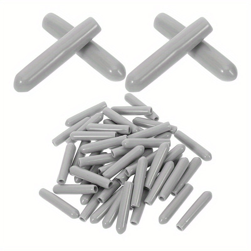 Protectores de Reparación para Estantes del Lavavajillas - Tapas de Recubrimiento Plástico Flexible con Diseño Cónico para Protección contra Fregado y Choques, Accesorios Grises Duraderos para Mantenimiento del Lavavajillas, Piezas de Reparación para Lav
