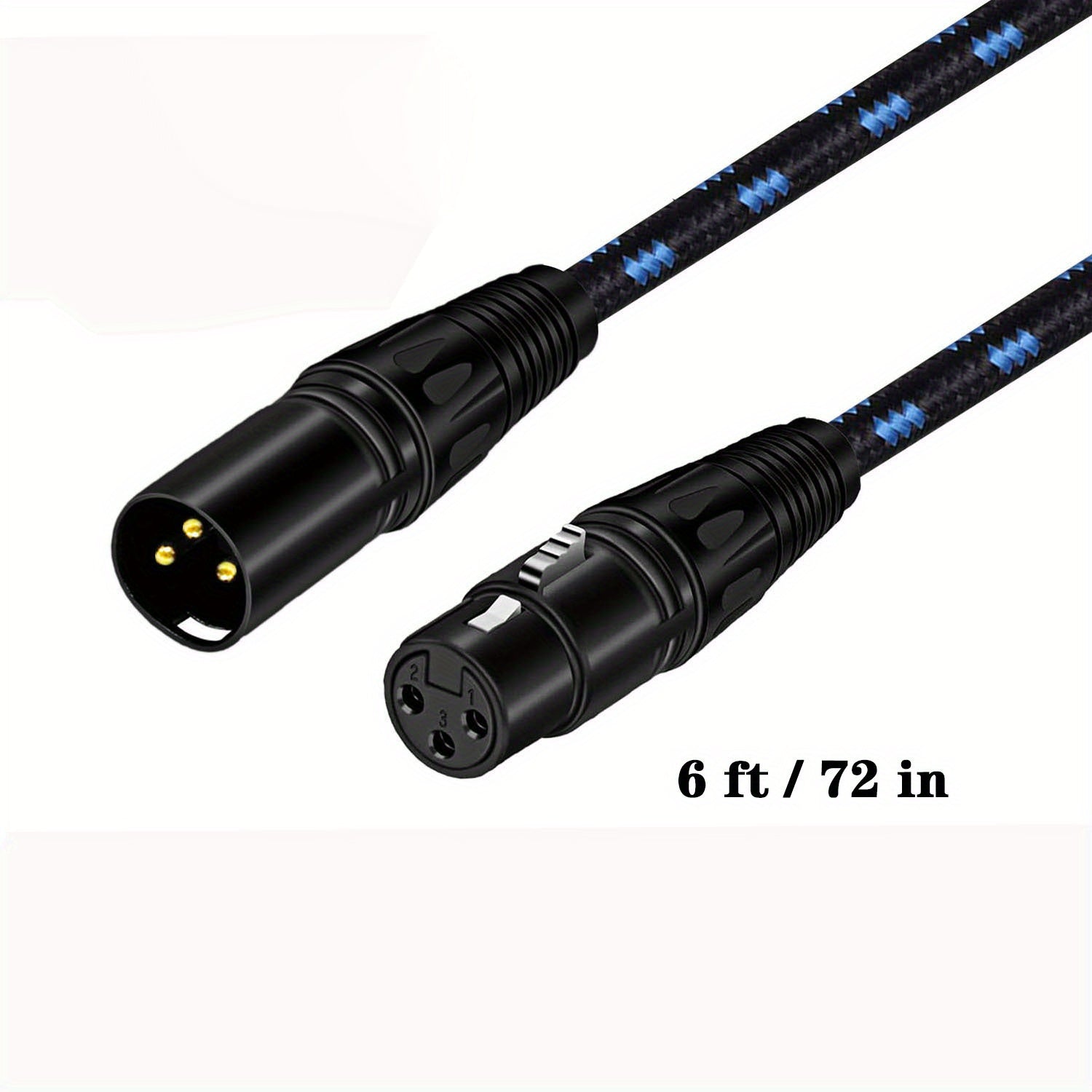 Cable De Micrófono XLR Macho A XLR Hembra (cable De Extensión XLR De Micrófono)