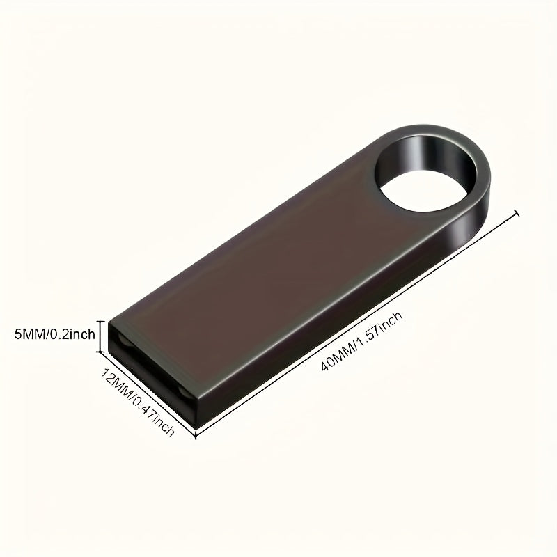 Memoria USB, Opciones de Capacidad 512MB/8GB/16GB/32GB/64GB/100GB, Ideal para Teléfonos Móviles, Portátiles y Almacenamiento Externo de Datos, Fotos y Música, Diseño Elegante con Llavero, Conectividad Versátil
