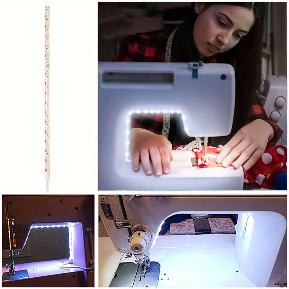 Máquina de coser Brother Lámpara de costura LED ligera y flexible, alimentada por USB DC5V, compatible con todas las máquinas de coser, material de plástico, incluye fuente de luz, no requiere batería, perfecta para regalos de Navidad, decoración de ofic