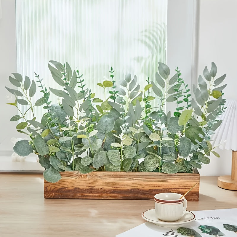 40 piezas de flores artificiales de eugalea y sauce, flores pequeñas con aroma, ideales para bodas de primavera y verano, arreglos florales DIY en jarrones, decoración para el hogar y jardinería