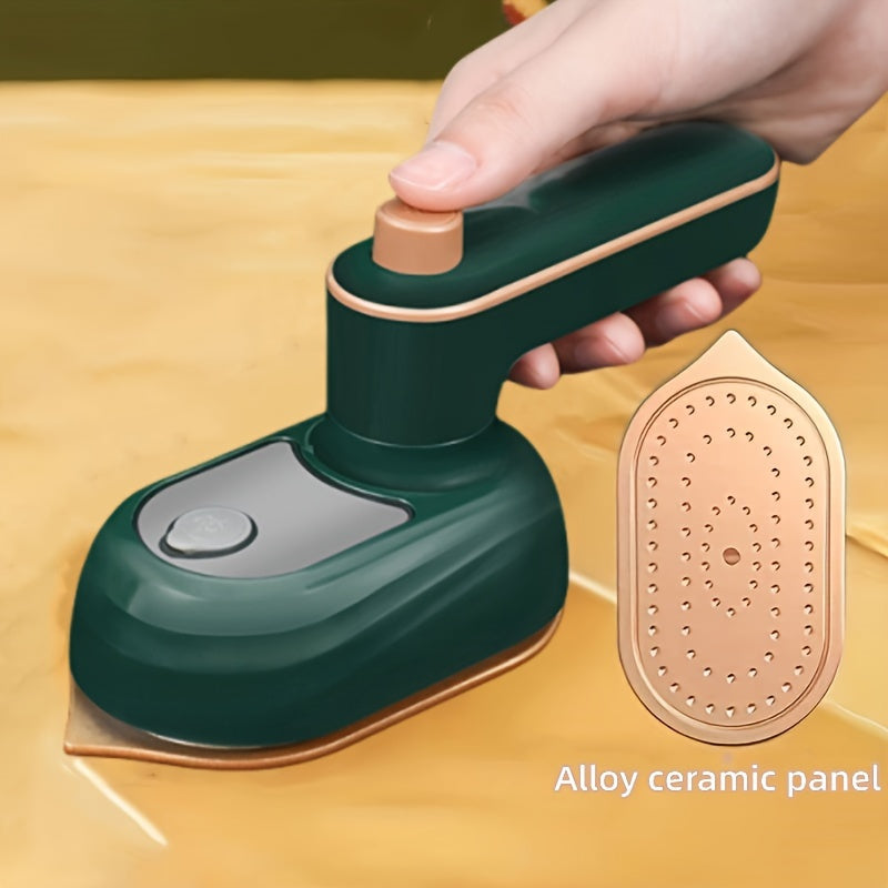 Actualización de Máquina de Planchar Portátil Mini - Máquina de Vapor de Mano Giratoria de 180° con Diseño Plegable, Alisador Profesional de Ropa, Sin Batería Necesaria, 110V, Amigable para Viajes, Alisador de Ropa | Máquina de Planchar Compacta | Constr