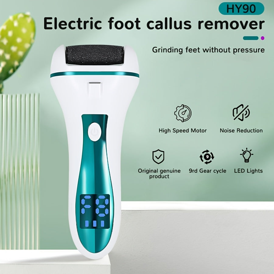 Afeitadora de pies eléctrica, juego de carga USB, lima de uñas portátil, diseñada para el cuidado de las uñas en casa!