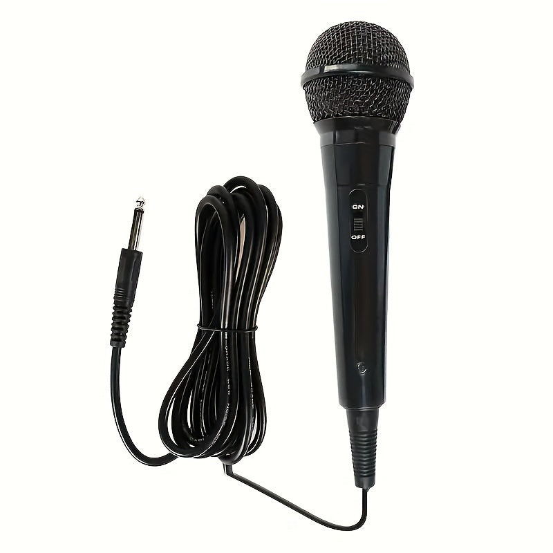 Micrófono Portátil Para Presentaciones De Karaoke Y Conferencias Con Micrófono Dinámico Con Cable Y Carro De Transporte
