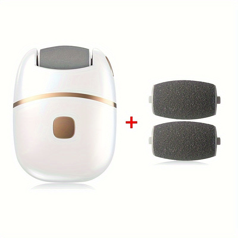 Lijadora eléctrica recargable para pies - Carga USB, batería de litio, sin aceite, pies suaves y cuidado de uñas, no necesita fuente de alimentación, cortadora para pies.