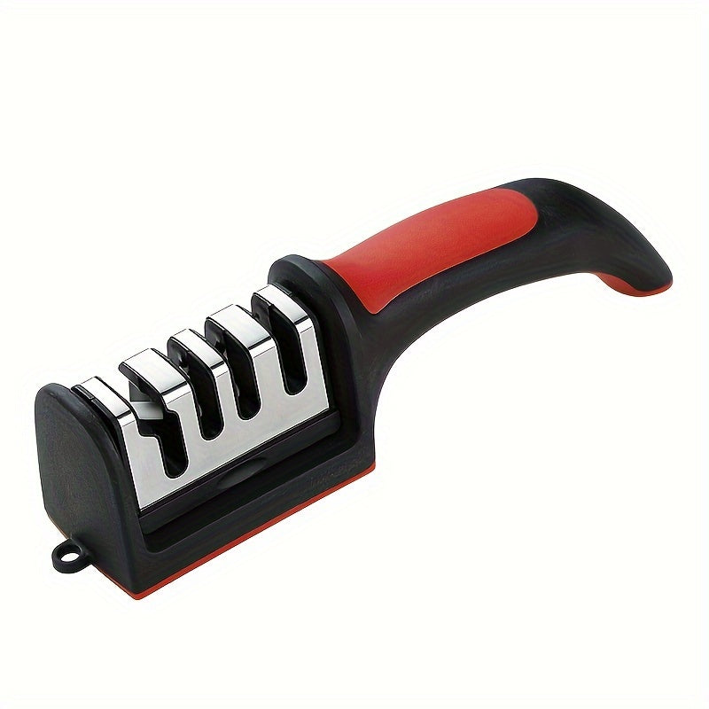 Afilar cuchillos profesional de 4 etapas, acero de tungsteno, piedras de diamante y cerámica, para cuchillos de cocina, no eléctricos, accesorios de cocina para RV, accesorios de cocina para RV, sin batería.