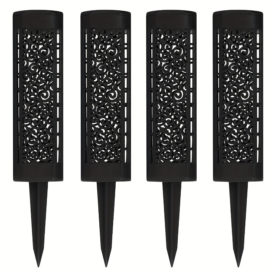 4/8 piezas de lámpara solar para jardín, luz solar para exteriores, luces LED automáticas decorativas para Navidad y Halloween, ideal para patio, jardín, césped, camino, calle y decoración de fiestas