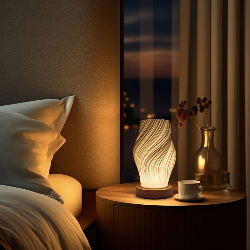 Linterna de mesa LED creativa y sencilla con temperatura de color y brillo ajustables, adecuada para sala de estar, dormitorio, mesita de noche y comedor
