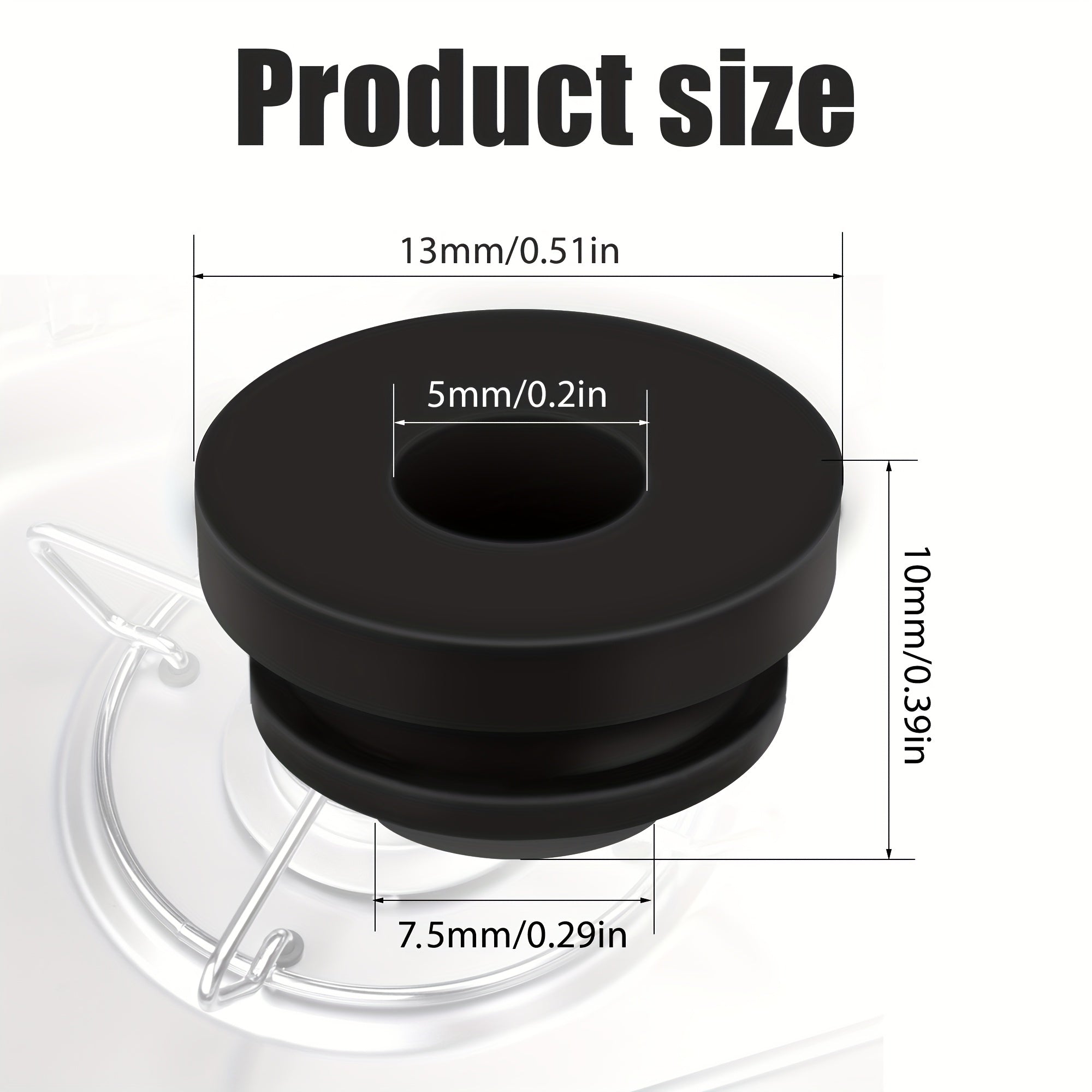 30 unidades de pies de silicona antióxido, compatibles con varillas de soporte de estufa Dometic, Smev, Thetford de 5 mm, accesorios para estufas de RV, contacto no alimentario, sin carga