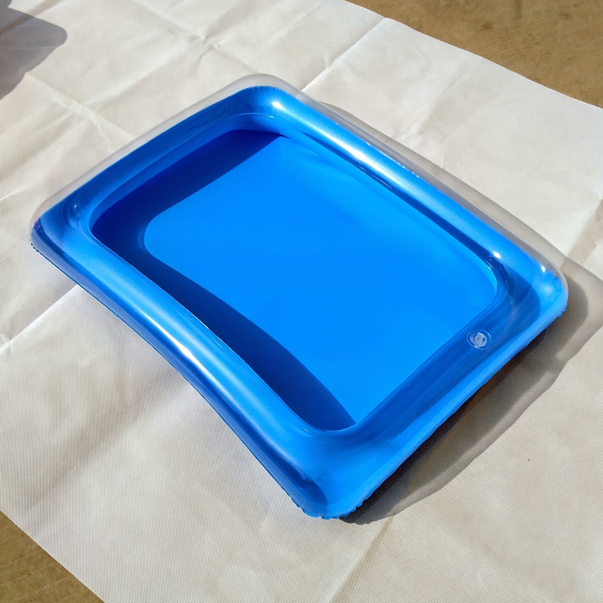 1 pieza, baño de pies inflable, recipiente de pies portátil, escalera de entrada al estanque, kit de limpieza y pedicura para estanques.