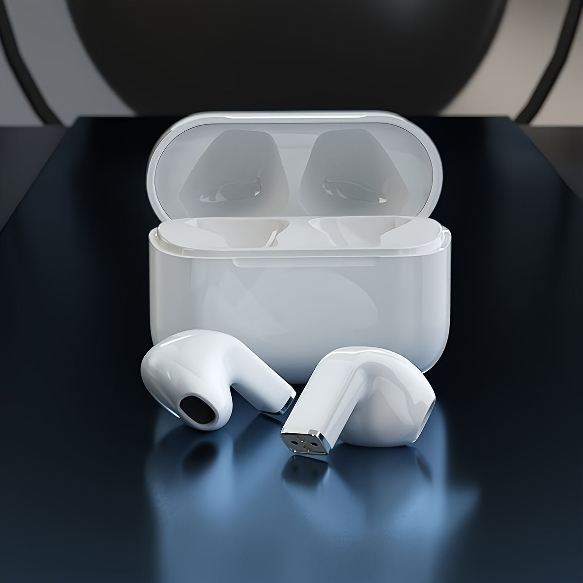 Auriculares inalámbricos mini True Wireless 2025, 13.46 cm, cómodos e inteligentes, con sonido HiFi Bass 9D estereo, llamadas HD, TWS, USB-C, compatibles con Android e iPhone, ideales para deporte y dormir