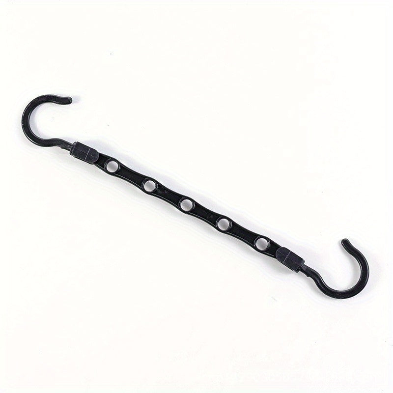 1/6/12pcs Percha Mágica A Prueba De Viento Creativa, Percha De Plástico PP Multifuncional, Percha Plegable Giratoria Que Ahorra Espacio, Gancho De Conexión De Almacenamiento