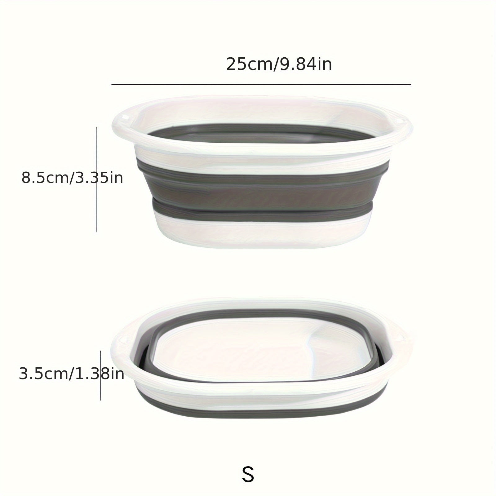 Baño de Spa Plegable para Pies - Bañera Colapsible Portátil, Diseño Duradero y Ahorrador de Espacio en Plástico para Hogar, Residencia Universitaria y Camping, No Necesita Electricidad, Regalo Perfecto para Relajación