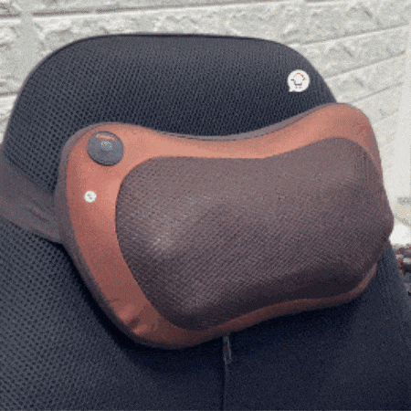 Masajeador Cojín Multifuncional Espalda + Lumbar + Cuello Portátil 8028