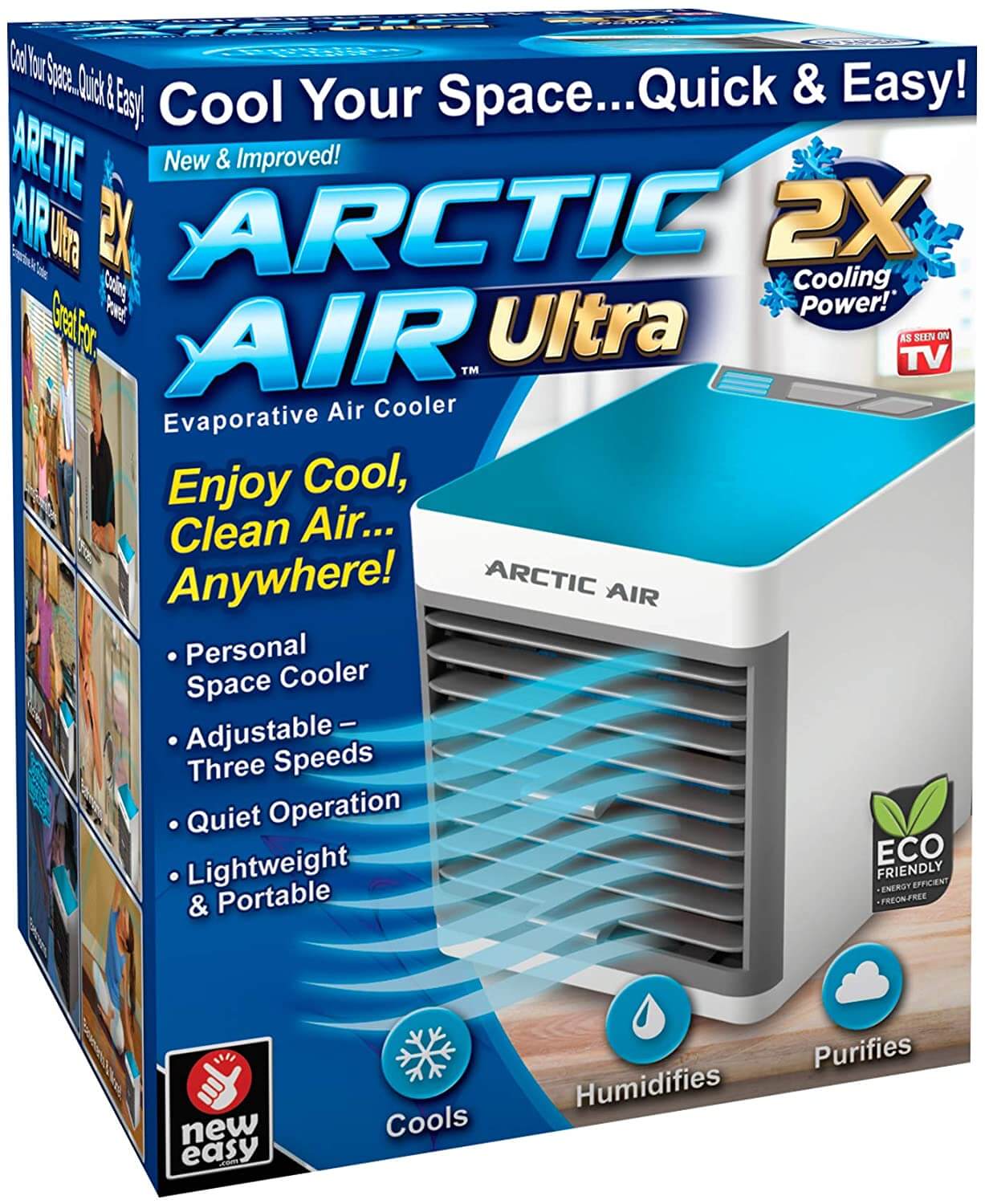 Ventilador Artic Ultra Con Mini Aire Acondicionado