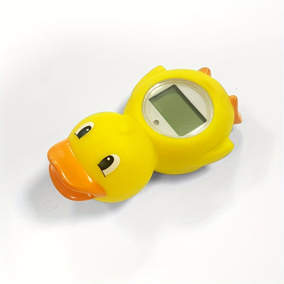 Medidor de temperatura del agua para bebés de pato de dibujos animados, inducción de alta precisión, tres en uno para habitación, baño, piscina, con batería de botón, no recargable, para Fahrenheit y Celsius