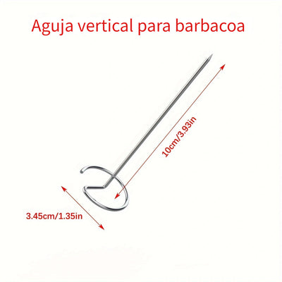 10/20/30 Piezas De Accesorios Para Freidora De Aire, Selección De Horneado De Pie, Agujas De Horneado, Parrilla Inclinada Vertical Para Horno De Freidora De Aire, Accesorios Adecuados, Clavos De Horneado De Acero Inoxidable Para Cocinar Al Aire Libre En