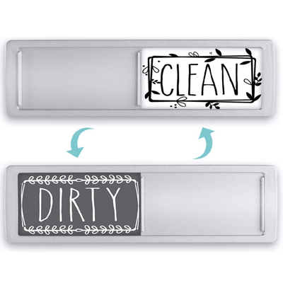 Imanes "Dirty" y "Clean para Lavavajillas (El Obturador Solo Cambia Cuando Lo Empujas) ¡Ideal para el hogar!