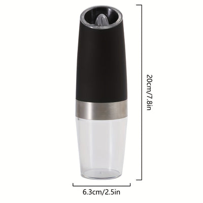 Molinillo de Pimienta Rosa Policía, Molinillo de Sal Marina para el Hogar, Molinillo de Especias Ajustable Eléctrico, Triturador de Pimienta Reutilizable, Utensilio de Cocina, Grano Ajustable, Luz LED Alimentada por Batería, Operación Automática con Una