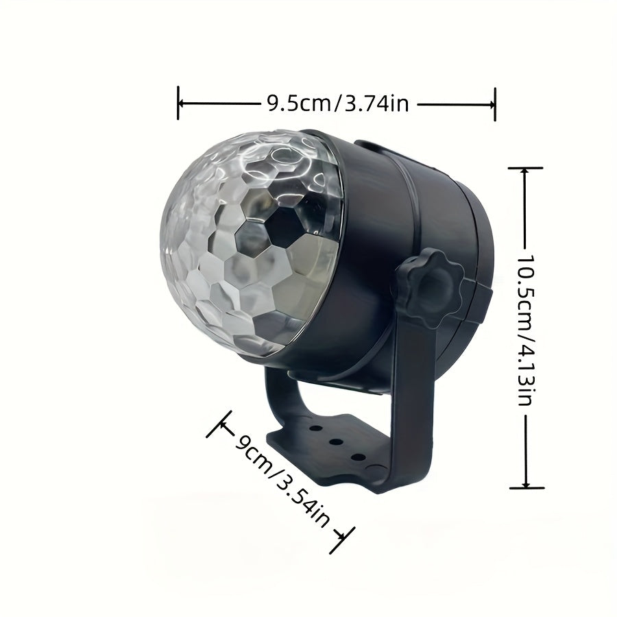 1 pza. bola mágica LED RGB multifuncional con alimentación USB, lámpara para decoración del hogar, fiestas, KTV, bodas y celebraciones, luces multicolores, control remoto, iluminación para cabina de DJ